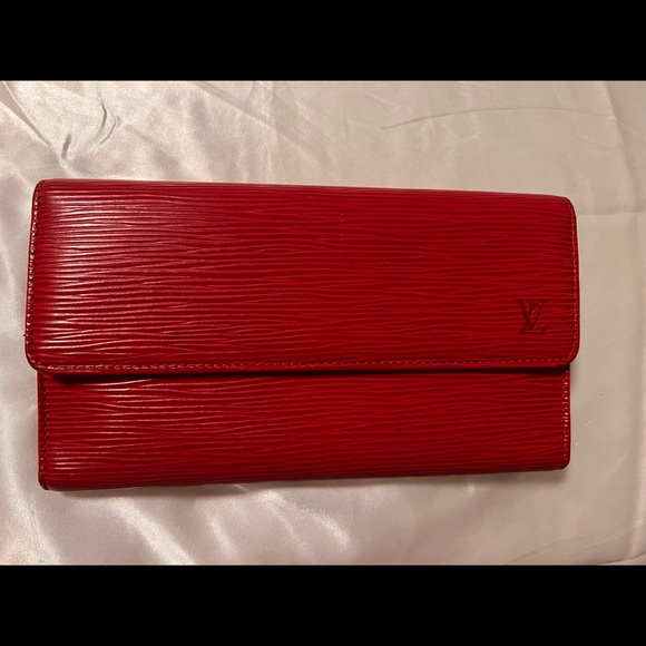 Louis Vuitton Epi Portotrezole International Trifold Wallet Red - Picture 2 of 11